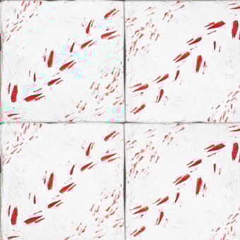 Piastrella Orme carré Red Slowtile
