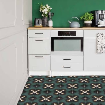 Piastrella di cemento Wax Mélèze Carodeco