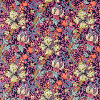 Golden Lily Fabric Serotonin Pink Archive