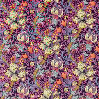 Golden Lily Fabric Serotonin Pink Archive