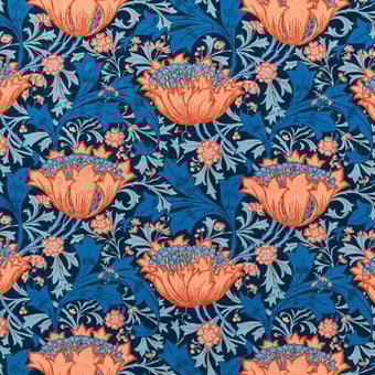 The St Sabastian Fabric Midnight Embers Archive