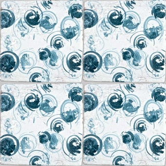Piastrella Vortice carré Green Slowtile