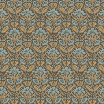 Iris Meadow Wallpaper Pink/Green GP & J Baker