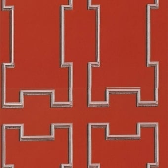 Grand H Wallpaper Blanc Nobilis