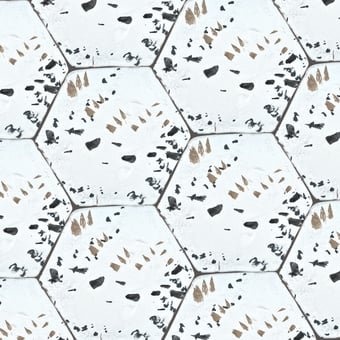 Piastrella Orme hexagone Natural Slowtile
