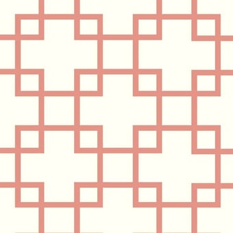 Carta da parati Abbesses 3 Rouge de Chine Nobilis