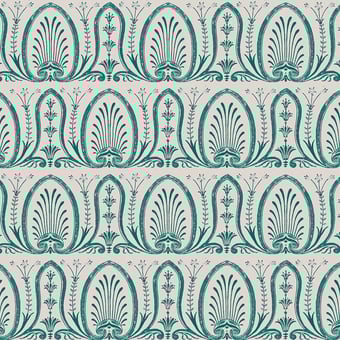 Palmettes Etrusques Wallpaper Sel de Camargue Mériguet-Carrère Paris