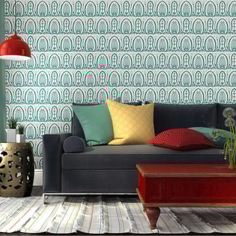 Palmettes Etrusques Wallpaper Sel de Camargue Mériguet-Carrère Paris