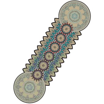 Deep Complexes 8 Rug pink-ground Yo2