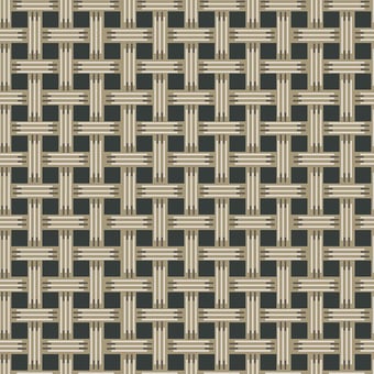 Cannage Wallpaper Nuit noire Mériguet-Carrère Paris