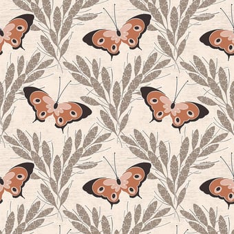 Chasse aux papillons Wallpaper Organza Mériguet-Carrère Paris