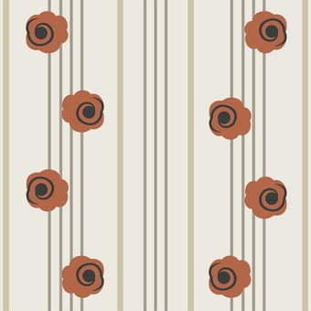 Portée d'oeillets Wallpaper Brugnon Mériguet-Carrère Paris