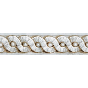 Frise Entrelacs Blanc Laiteux Mériguet-Carrère Paris