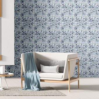 Brins d'olivier Wallpaper Marie Antoinette Mériguet-Carrère Paris