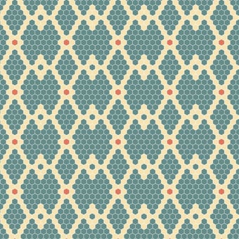Campania Mosaic Green/Yellow Vidrepur