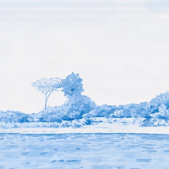 Papier peint panoramique Rivage Original 150x330 cm - 3 lés - Partie A Isidore Leroy