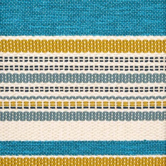 Cabana Stripe Dixster Outdoor Fabric Aqua Liberty
