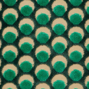 Ottoman Spot Cut Velvet Ointment Liberty