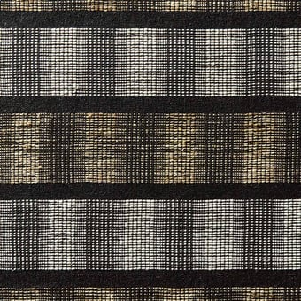 Hollyhock Fabric Noir/Jaune Hodsoll Mc Kenzie 
