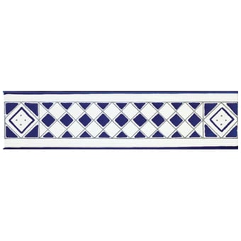 Frise Etrusca Bianco Blu Francesco De Maio