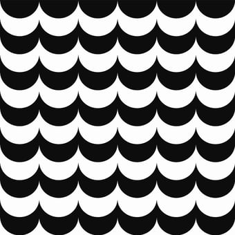 Scoop Wallpaper Grey/White Erica Wakerly