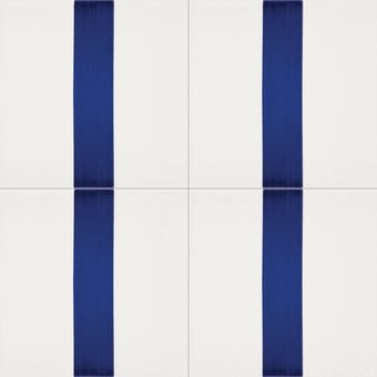 Carreau Alfabetile I Cobalt/Blanc Mavi Ceramica