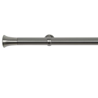 Absis 25 rod wall mounting kit for eyelets Acier Brossé Houlès