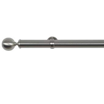 Boule 31 rod wall mounting kit for eyelets Acier Brossé Houlès