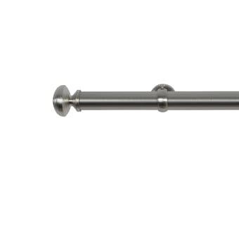 Tringle Regency 31 kit pose mur pour œillets Acier Brossé Houlès