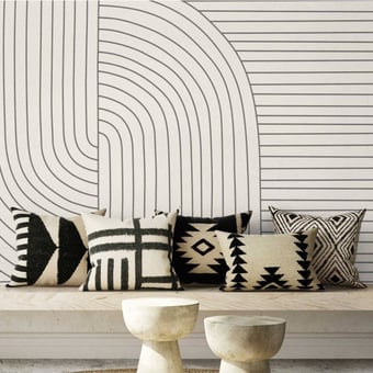Lines Panel Beige Les Dominotiers