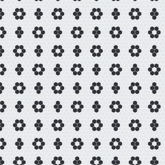 Mosaico Livorno White/Black Vidrepur