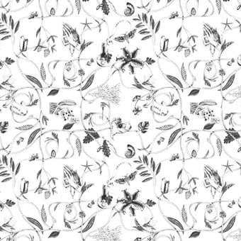 Papel pintado mural panorámico Chance Noir Blanc Bien Fait
