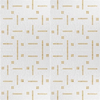 Punto Linea Mosaic Bianco/Crema Vitrex
