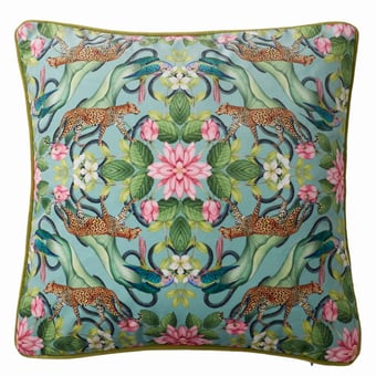 Menagerie Cushion Aqua Clarke and Clarke