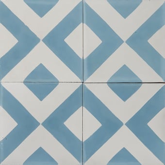 Milano cement Tile Blågrå Marrakech Design