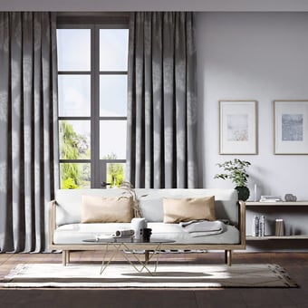 Tissu Amity Slate/Gold Harlequin