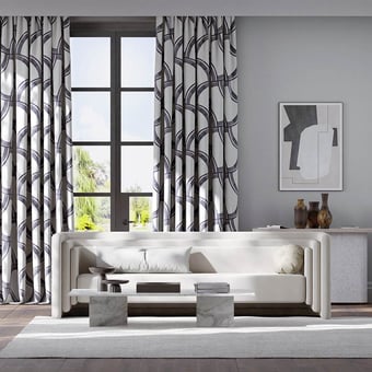 Cognate Fabric Dijon/Shiitake Harlequin