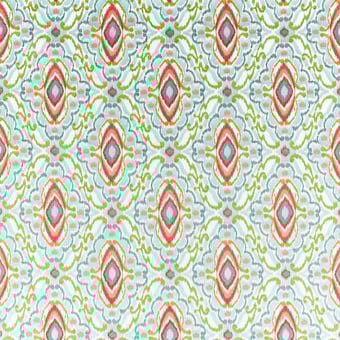 Ixora Fabric Sky/Seaglass Harlequin