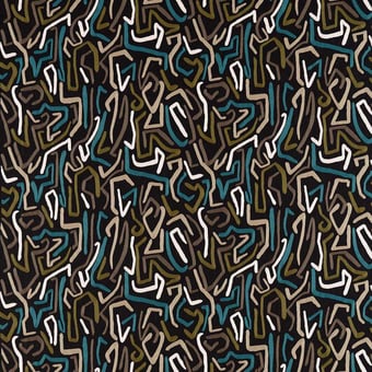 Synchronic Fabric Brazilian Rosewood Harlequin