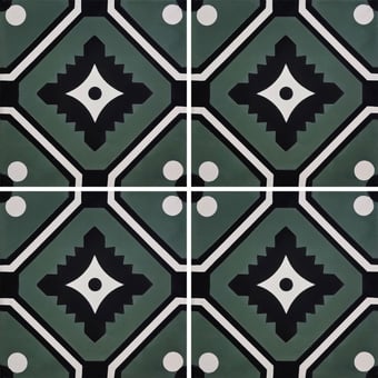 Baldosa hidráulica Graphique Mélèze Carodeco