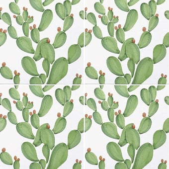 Cactus Tile Bianco Francesco De Maio