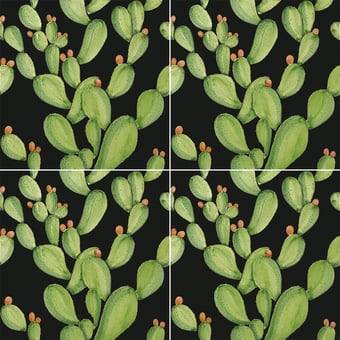 Cactus Nero Tile Nero Francesco De Maio