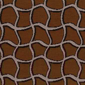 Tela Wobble Grid Emerald Rubelli