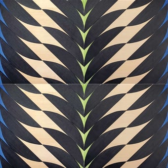 Gres porcelánico Fleurs Nero A Bardelli