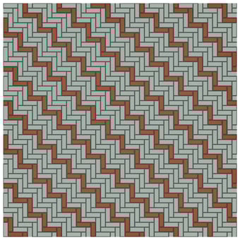 Mosaico Pastelli Custom F Nocciola Ruscello Appiani