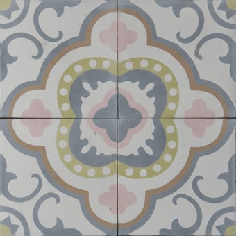 Piastrella di cemento Ninni Pastell Marrakech Design