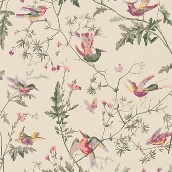 Carta da parati Hummingbirds Rose Cole and Son