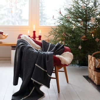Tanhu Anthracite Blanket Anthracite Lapuan Kankurit