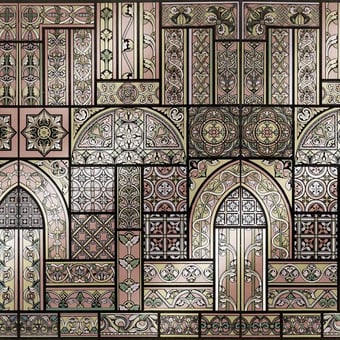 Domestic Cathedral Wall Covering Ocre Wall&decò