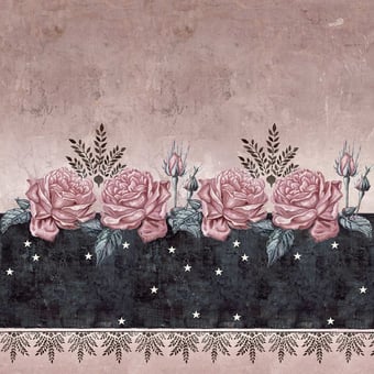 Revêtement mural Rosa Di Sera Rose Wall&decò